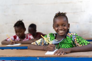 Girl at a Classroom